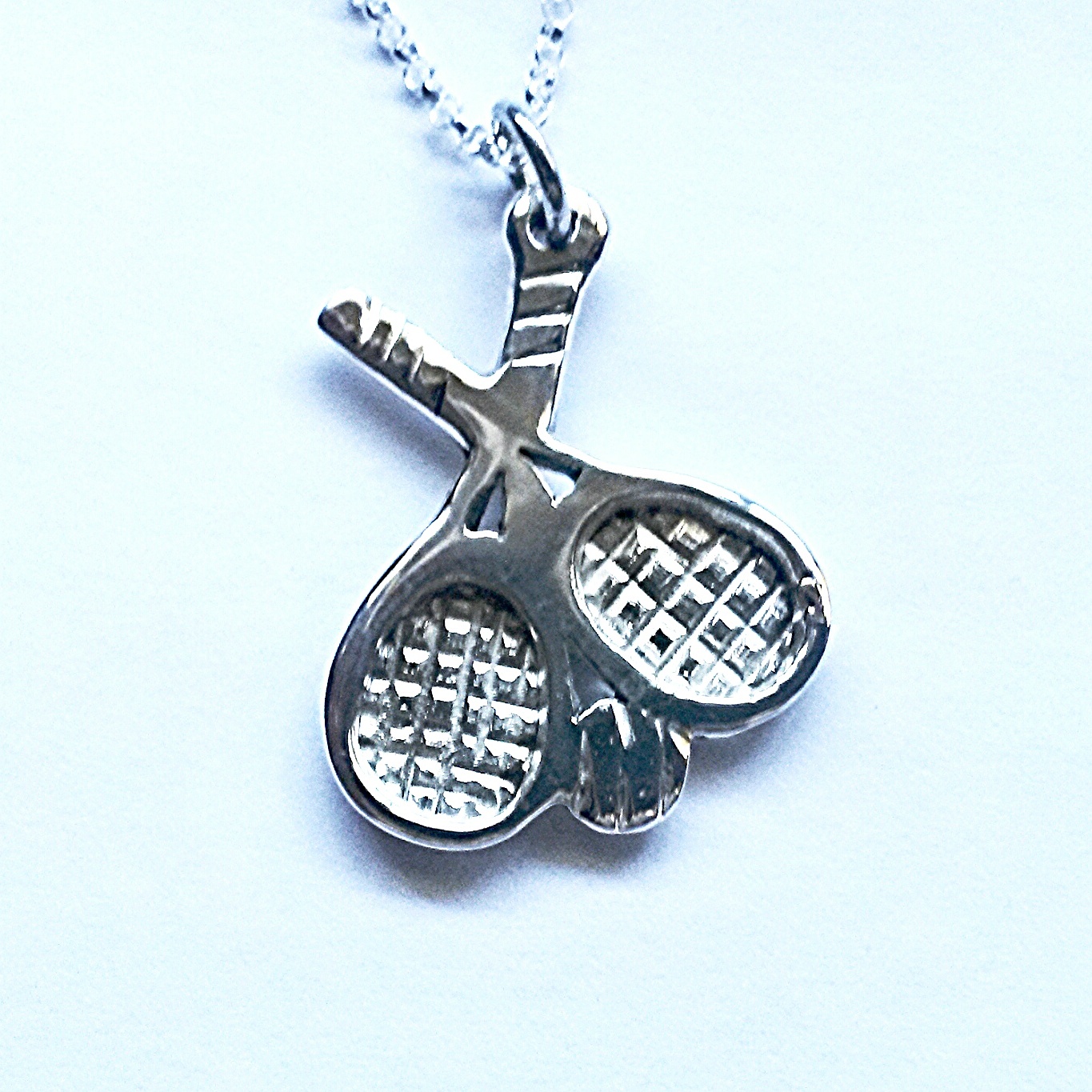 tennis racquet necklace